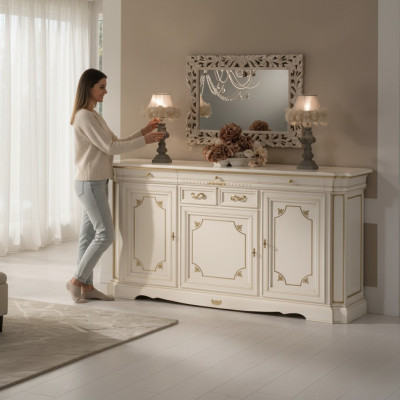 Kommode Sideboard Schaf Holz Kommoden Italienesch Miwwelen Massiv Nei