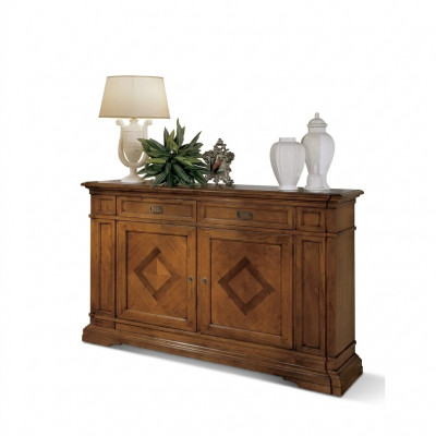 Luxus Italienesch Holzméiwer Kommode Anrichte Stil Braun Sideboard Nei