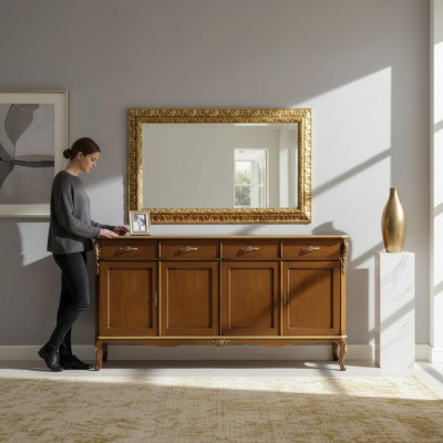 Italienesch Stil Miwwelen Sideboard Cabinets Designer Braun Kommode Nei