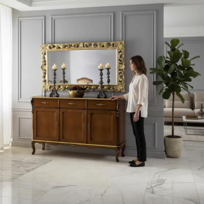 Sideboard Holz Italienesch Stil Miwwelen Luxus Kommoden Stil Klassesch Nei