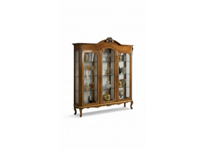 Klassesch Vitrinn Holz Edel Luxus Glas Schaf Holz Regal Vitrinnen