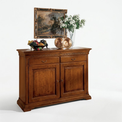 Italienesch Stil Miwwelen Sideboard Braun Luxus Kommode Holz Wunnzëmmer