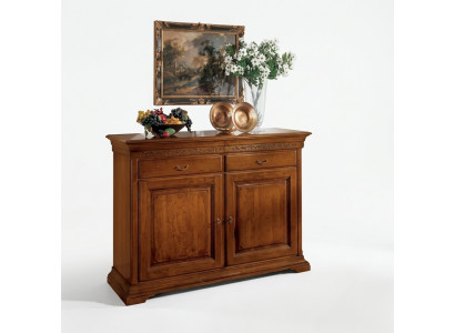 Italienesch Stil Miwwelen Sideboard Braun Luxus Kommode Holz Wunnzëmmer