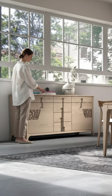 Sideboard Luxus Design Kommode Anrichte Schaf Italien Miwwelen Nei