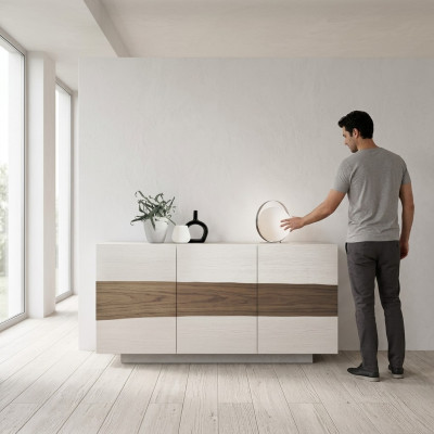 Sideboard Holz Kommoden Miwwelen Wunnzëmmer Wäiss Modern Schaf Neit