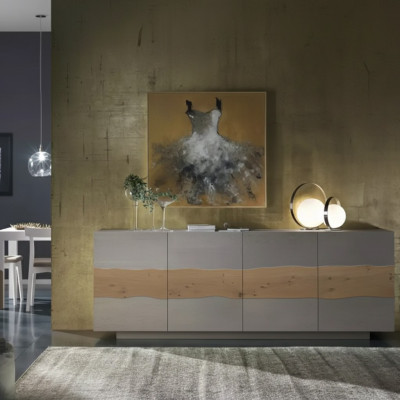 Sideboard Design Kommode Holz Schaf Schief Italienesch Miwwelen Neit