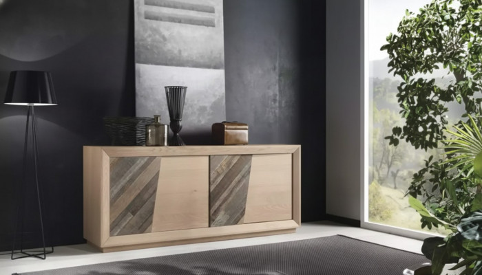 Sideboard Wunnzëmmer Iesszëmmer Holz Luxus Kommoden Miwwelen Braun Nei