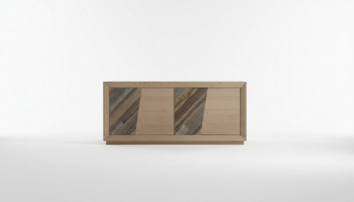 Sideboard Wunnzëmmer Iesszëmmer Holz Luxus Kommoden Miwwelen Braun Nei