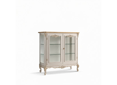 Glasvitrine Luxus Vitrin Wäiss Vitrin Klassesch Italienesche Miwwelen
