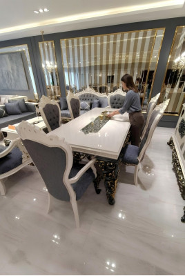 Héichwäertege Designer Stull Iesszëmmer Stull Elegante Stull Neie Still