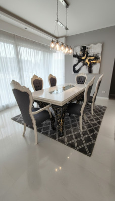 Héichwäertege Designer Stull Iesszëmmer Stull Elegante Stull Neie Still
