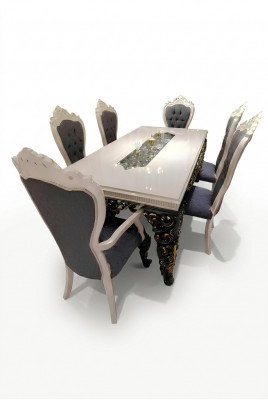Luxuriéist Design 4x Still Edlem Samtbezuch eleganten Still Design Nei