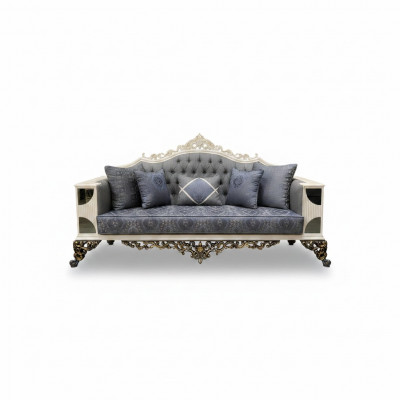 Designer Sofa Modern 3-Sëtzer Sofa Luxus Wunnzëmmer Sofa Neien