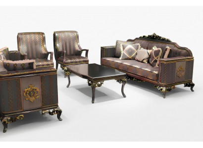Modernen Luxus 3-Sëtzer Premium Sofa, Wunnzëmmer Sofa, Gemittlech Sofa, Neit