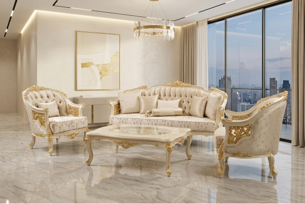 Premium Wunnzëmmer Sofa Luxusief Sëtzmodern Sëtz Sofagarnitur Nei