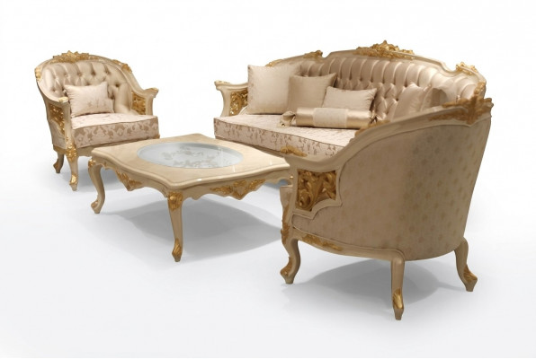 Premium Wunnzëmmer Sofa Luxusief Sëtzmodern Sëtz Sofagarnitur Nei