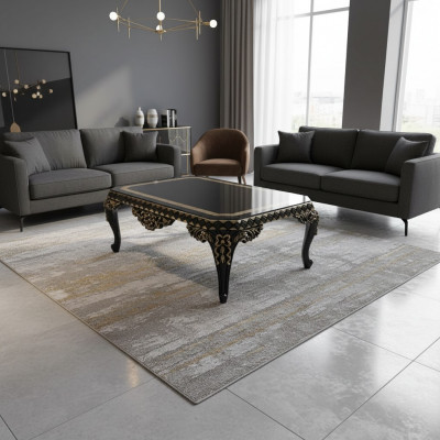 Design Luxus Dësch fir d'Wunnzëmmer Moderne Holz Couchtisch.