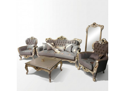 Stilvoll Chesterfield Stuff set Sofagarnitur 3+1+1 Sëtzer Canapé