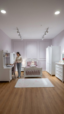 Designer Komplett-Kannerzëmmer-Set Schlofzëmmer-Set Kanner-Jugend-Miwwelen