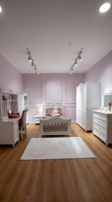 Designer Komplett-Kannerzëmmer-Set Schlofzëmmer-Set Kanner-Jugend-Miwwelen