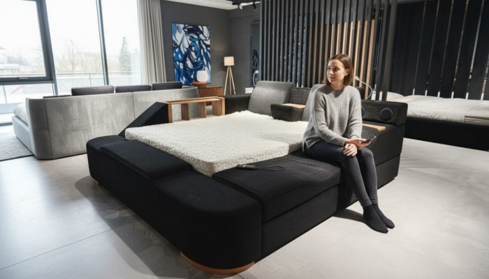 Faarweg Schlofkummer Miwwelen faarweg Miwwelen Bett Better Schwaarz Modern Bett