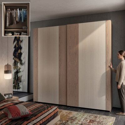 Schlofzëmmer Schief Kleederschaf Holz Luxus Schief Italien Design