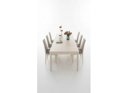 Stull Grupp Garnitur Dësch 6x Stiller Iesszëmmer Design Holz Iessgrupp 7tlg