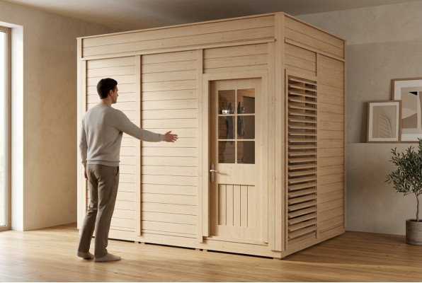 Sauna Holz Woodpro Gaart Holzsauna Outdoor Saunas Drecksauna 345x245x318