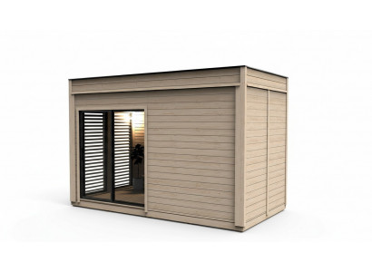 Sauna Holz Dréchensauna Woodpro Gaart Holzsauna Outdoor Saunas Haischen