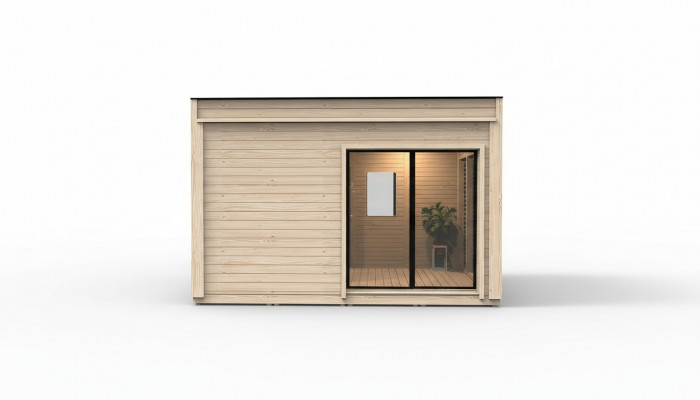 Sauna Dréchesauna Holzdampbad Saunafass Landhaus Gaart Saunaen Häischen