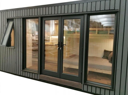 Campinghaus, Gaardenhaischen, Haus, Holzhaus, Vakanzhaus, Luxus 490cm Camping