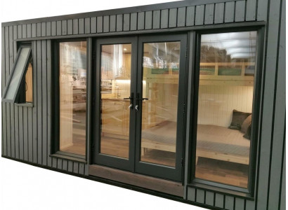 Campinghaus, Gaardenhaischen, Haus, Holzhaus, Vakanzhaus, Luxus 490cm Camping