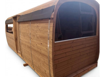 Holzsauna Baussesauna Holz Kieferholz Saunahaus Sauna Haischen Haus