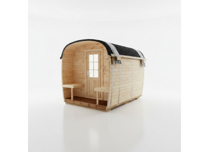 Sauna Holz Dréchensauna Gaart Holzsauna Outdoor Saunaen 300x230x270