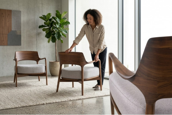 Iesszëmmer Stull Wunnzëmmer Fauteuil Still Holz Modern Polster Fauteuilen