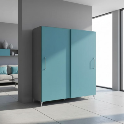 Kleederschaaf Schlofkummer Modern Schaf Kleedersschief Türkis Gréng