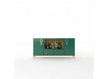 Sideboard Luxus nei Gréng Konsol Sideboards Modern Wunnzëmmer Kommoden Holz