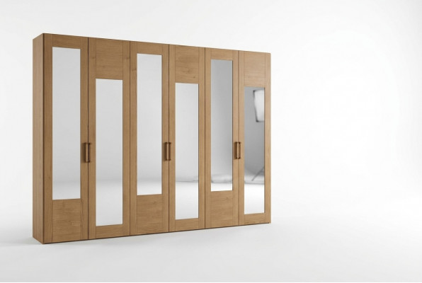 Schlofzëmmer Kleederschaf Material Holz Schaf Stil Modern nei