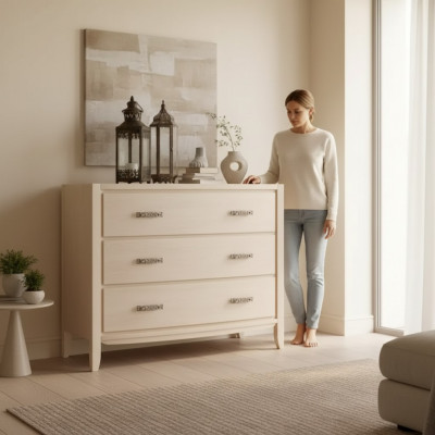 Kommod Wohnzimmer Design beige Stil Modern Kommoden Stilvoll Neit