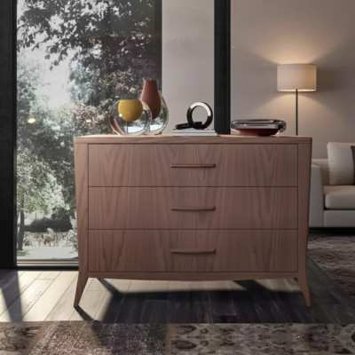 Kommode Wunnzëmmer Holz Miwwelen Italien Sideboard Kommoden brong Schaf