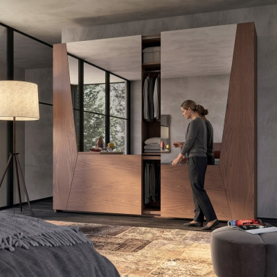 Kleederpress braun Schlofkummer Holz Schaf Luxus Modern Kleederpressen