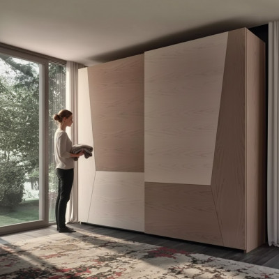 Kleederschaaf brong Schlofkummer Material Holz Schaf Luxus Modern.