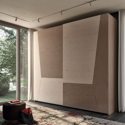 Kleederschaaf brong Schlofkummer Material Holz Schaf Luxus Modern.