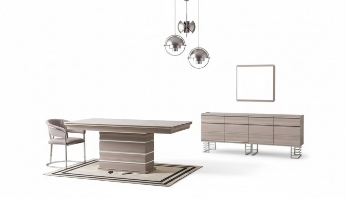 Dësch 6x Still Sideboard Spigel 9-Deeler Iesszëmmer Set Grupp Garnitur