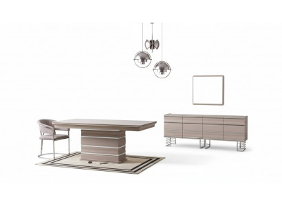 Dësch 6x Still Sideboard Spigel 9-Deeler Iesszëmmer Set Grupp Garnitur