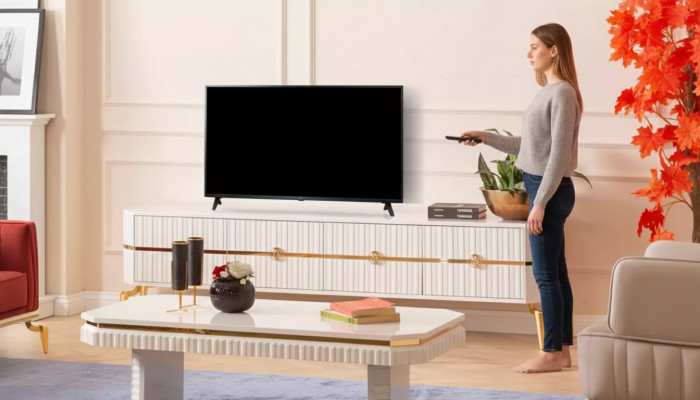 Couchtisch Sideboard 2tlg Wunnzëmmer Miwwel Dësch Lowboard nei wäiss