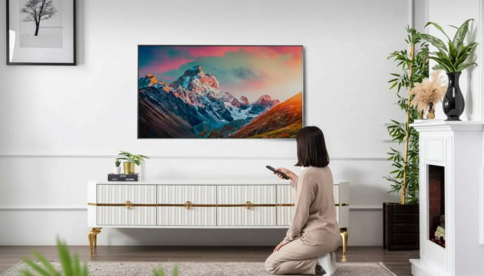 Wunnzëmmer TV-Ständer Miwwelen RTV Fernseher Stil Modern Wäiss Luxus Holz