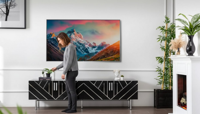 Fernsehständer Sideboard Wohnzimmer modern Holzdesign Möbel RTV Lowboard