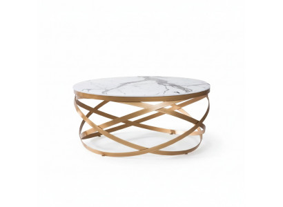 Canapé Table Miwwel Dësch Luxus Gold Modern Wunnzëmmer Design Edelstol