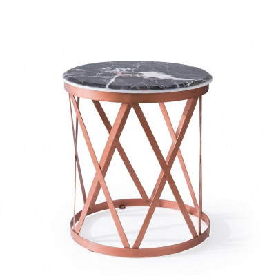 Wunnzëmmer Bäizëlltësch luxuriéis Luxus Miwwel Dësch brong Design nei